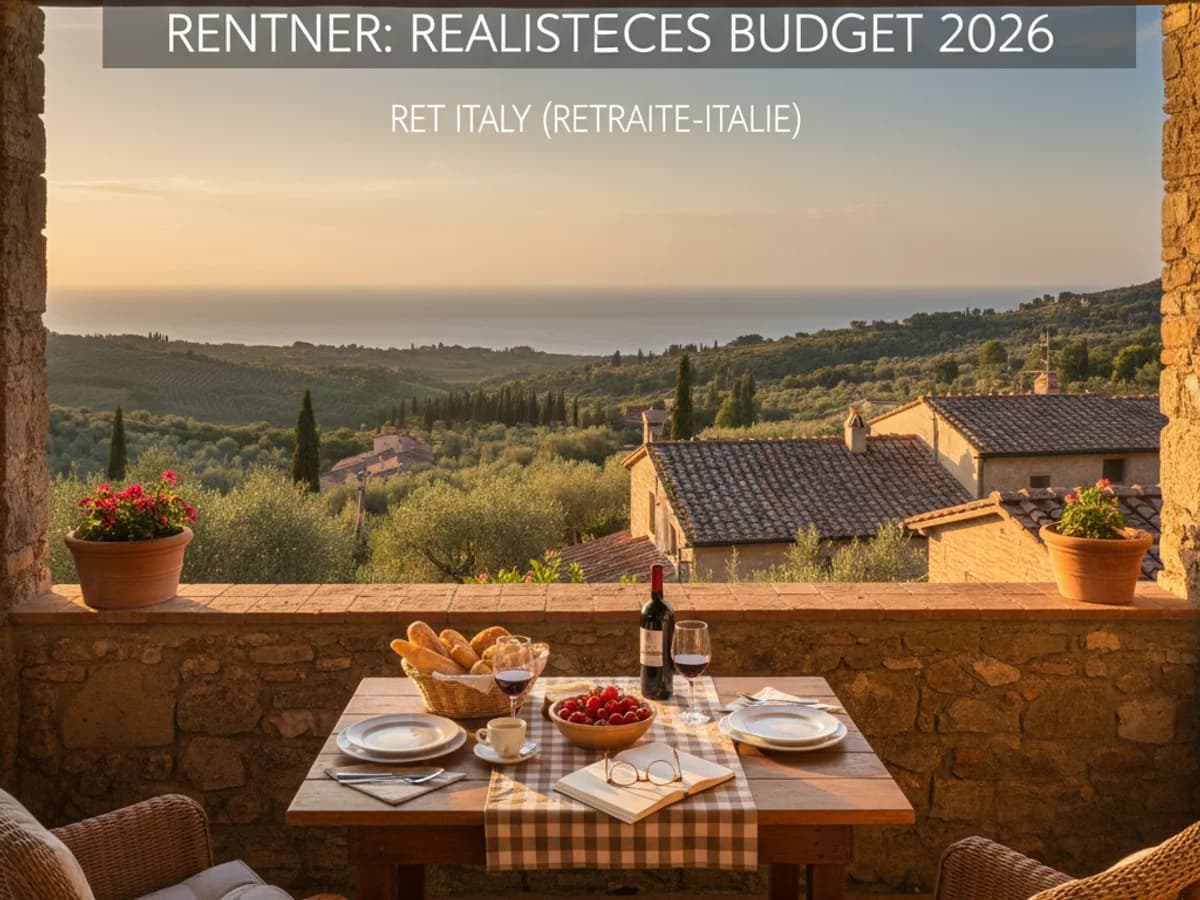 Levnadskostnader i Italien för pensionärer: Realistisk budget 2026
