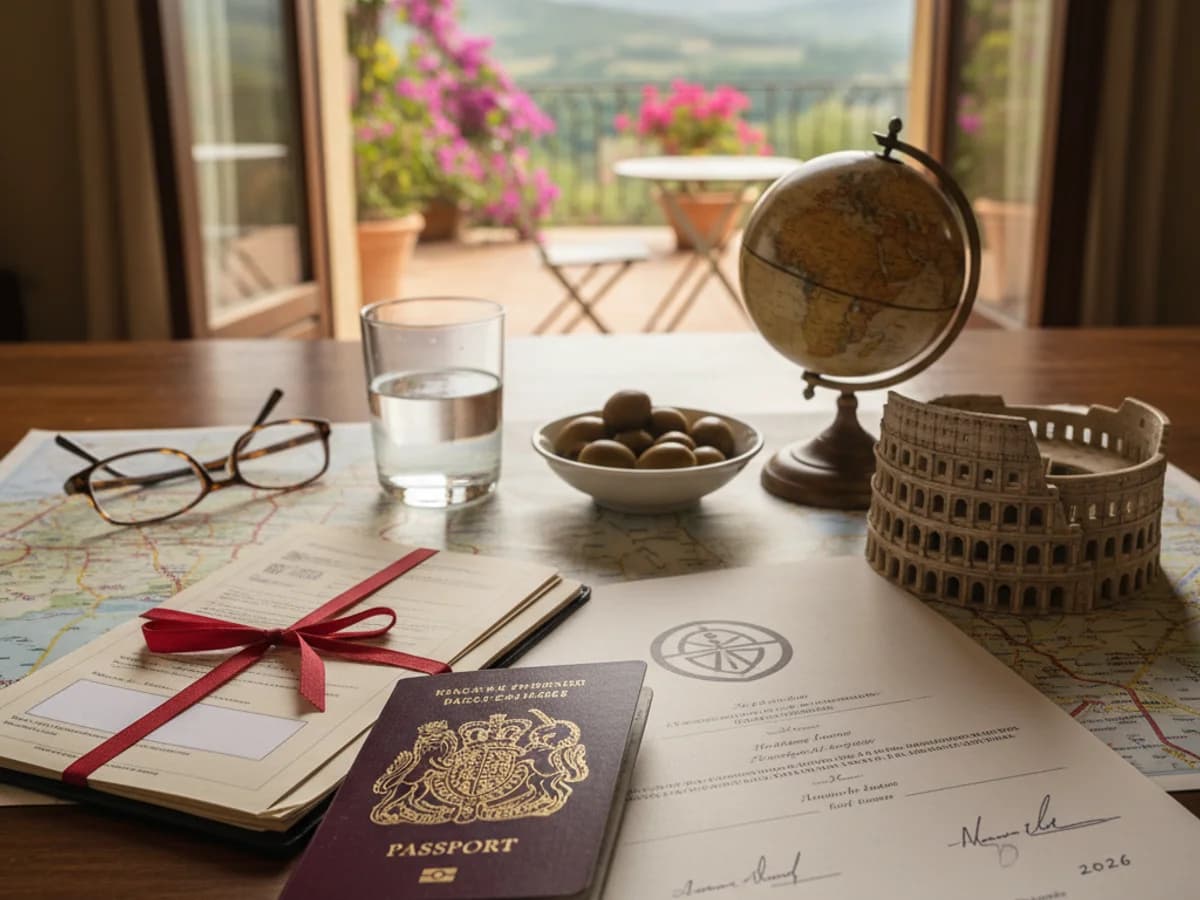 Italy elective residence visa requirements for UK citizens 2026