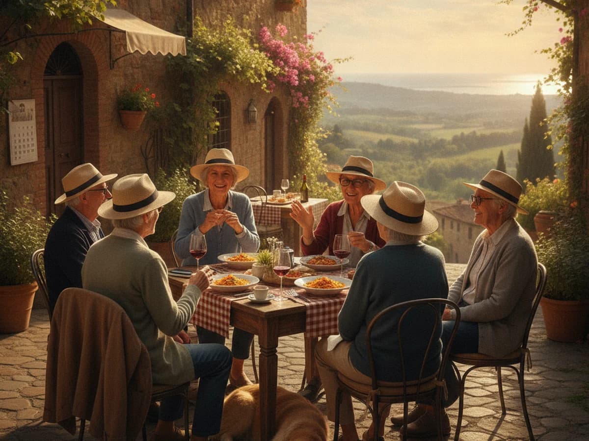 Bygga socialt liv i Italien som pensionär 2026