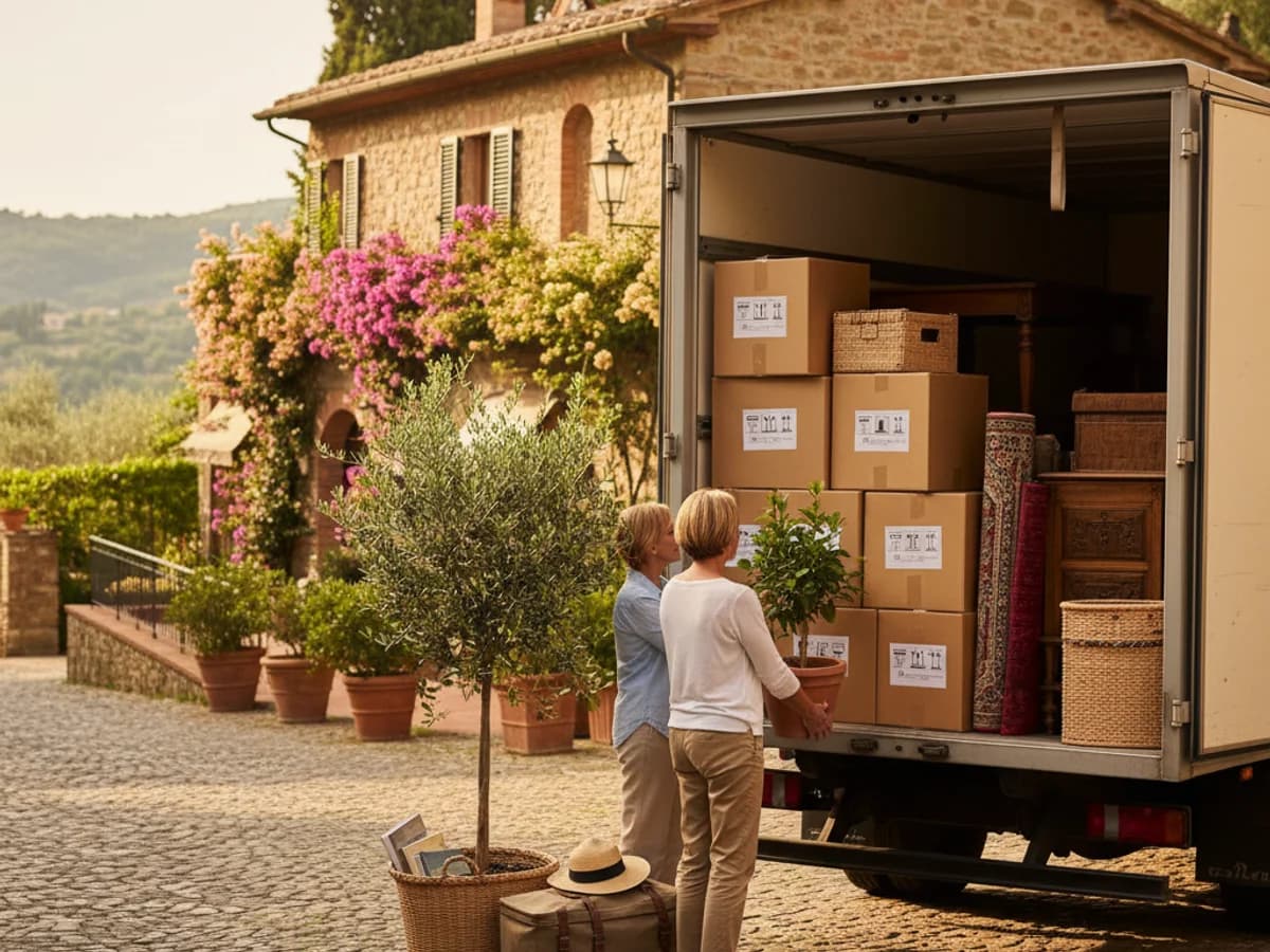 Déménagement en Italie : guide transport pour retraités