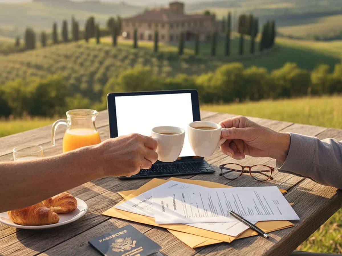 USA pensionärsvisum Italien: Krav och process 2026