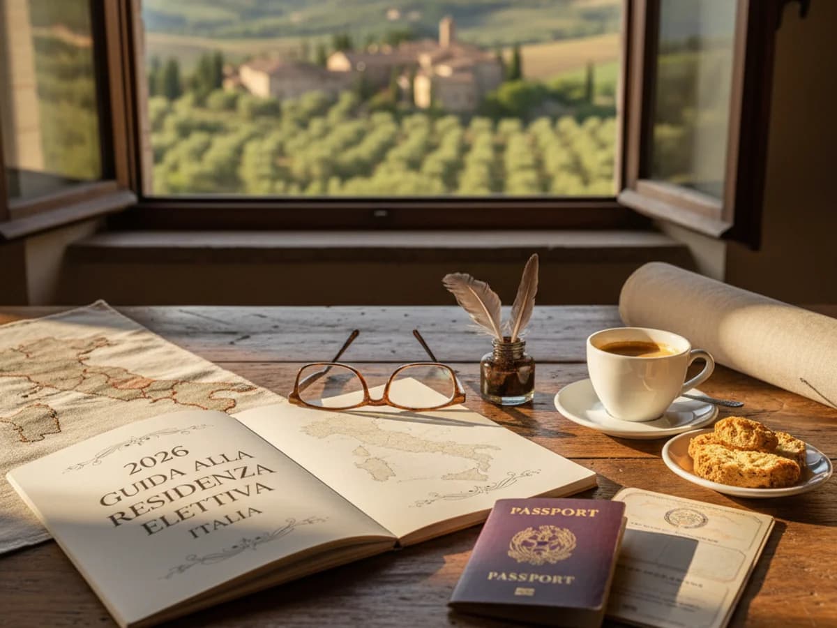 Visa de résidence élective Italie : guide pratique 2026