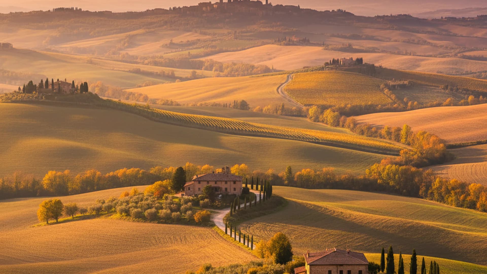 Paysage d'Italie — retraite au soleil